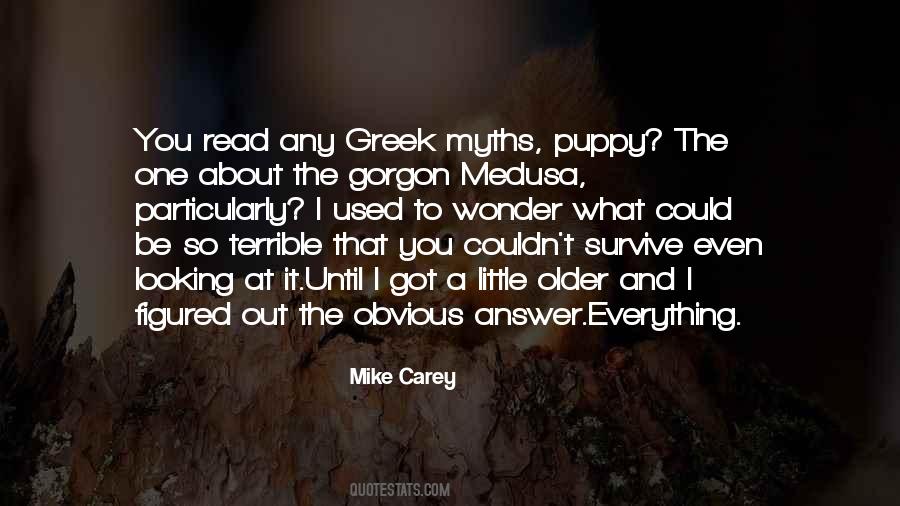 Quotes About Greek Myths #1040971