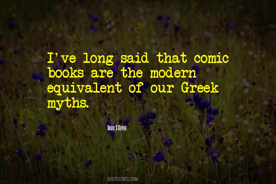 Quotes About Greek Myths #1630312