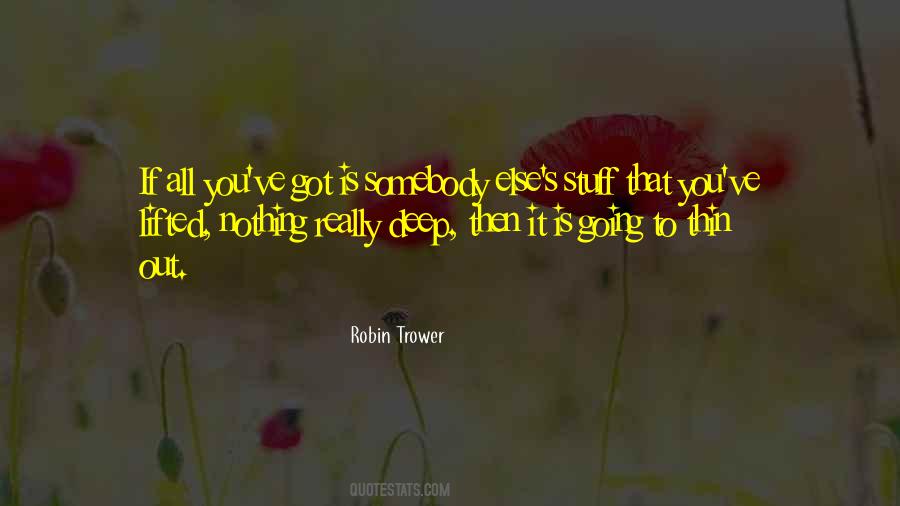 Deep Stuff Quotes #362463