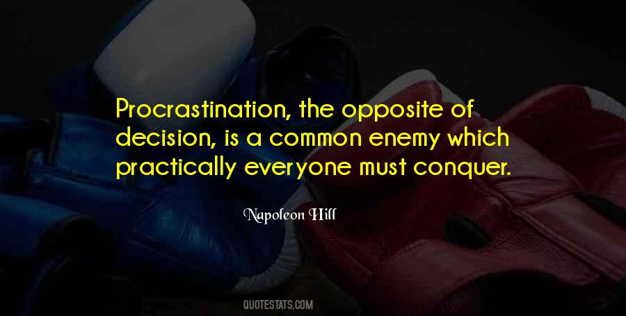 Quotes About Procrastination #1025165