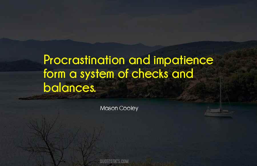 Quotes About Procrastination #1143843