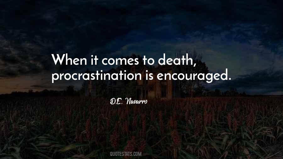 Quotes About Procrastination #1236550