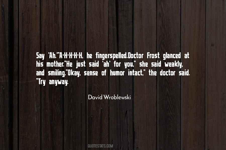 Quotes About Frost #1661119