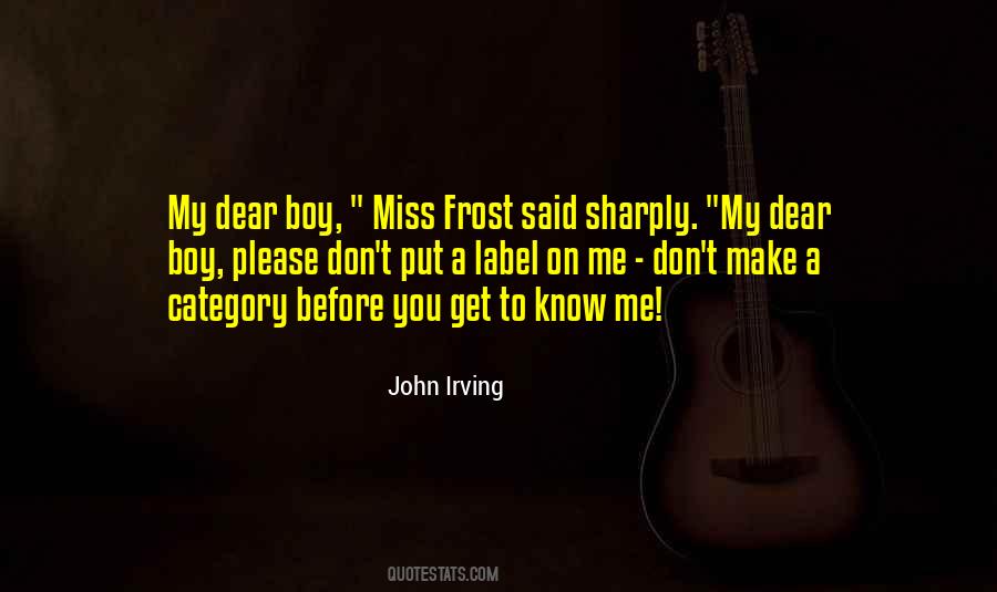 Quotes About Frost #1705094