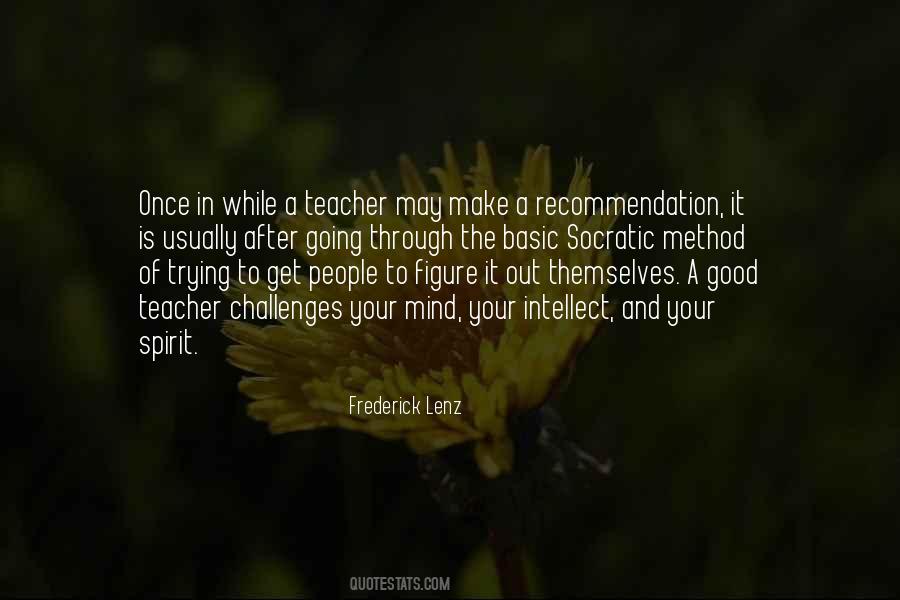 Quotes About A Good Teacher #1194637