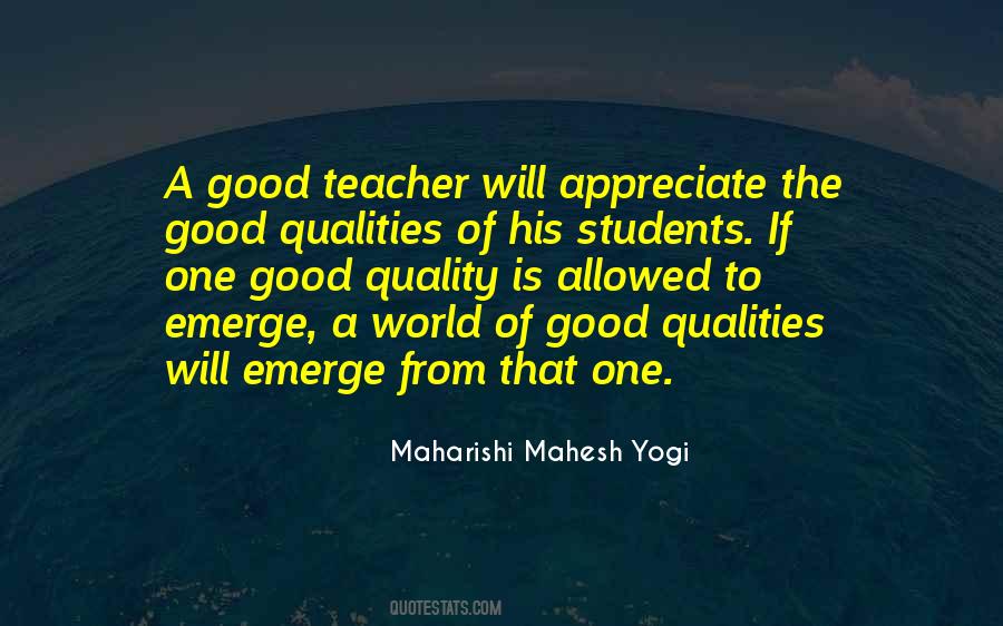 Quotes About A Good Teacher #1599430