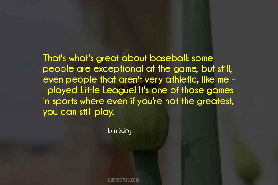 Quotes About Little League #1191312