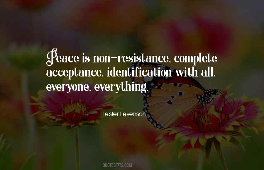Quotes About Non Resistance #1109053