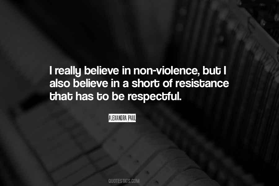 Quotes About Non Resistance #1456461