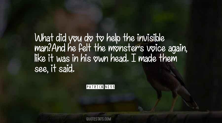 Man Vs Monster Quotes #1878079