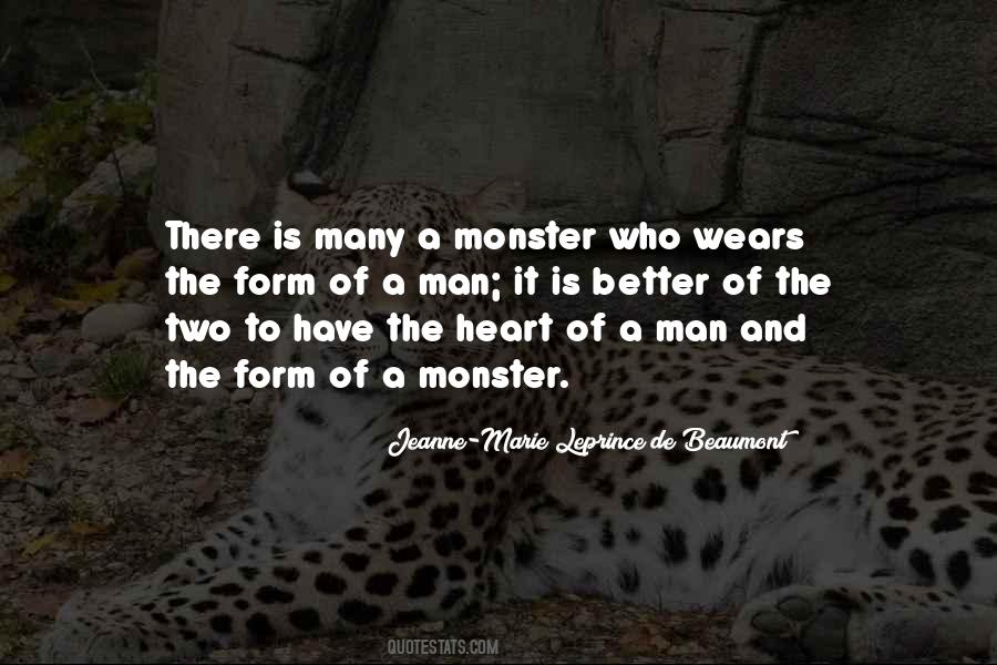 Man Vs Monster Quotes #490957