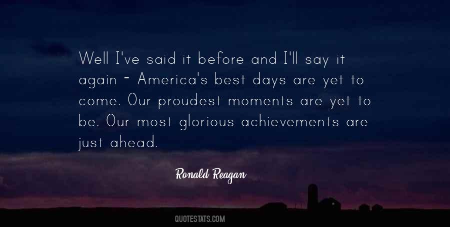 Quotes About Proudest Moments #925427