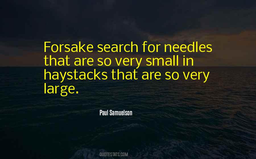 Quotes About Haystacks #882929