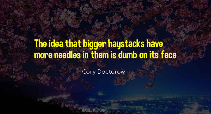 Quotes About Haystacks #969201