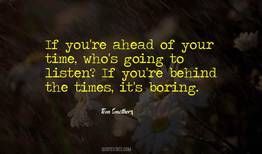 Quotes About Boring Time #133368