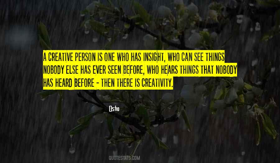 Quotes About Creative Person #150638