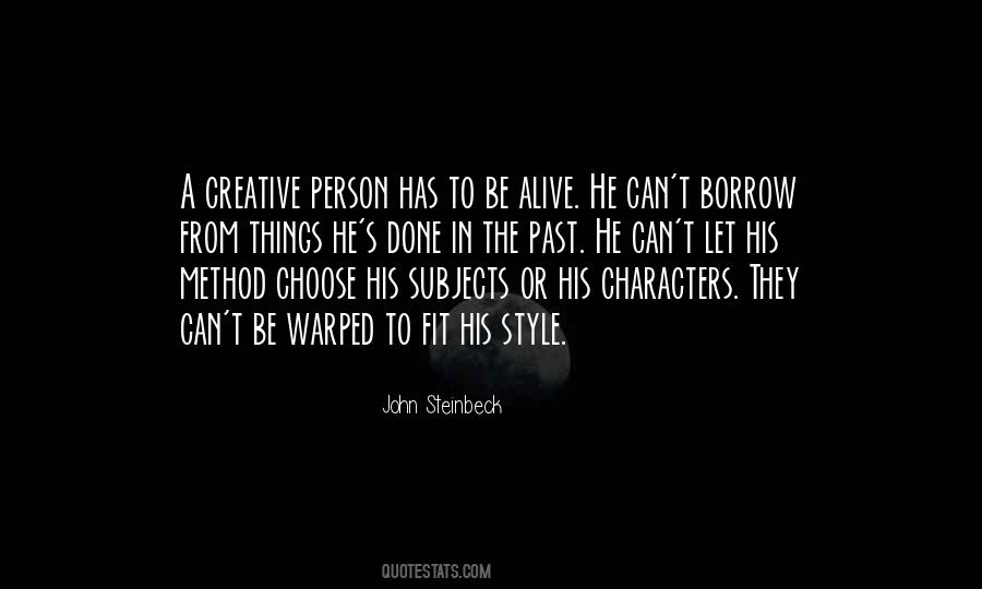 Quotes About Creative Person #349335