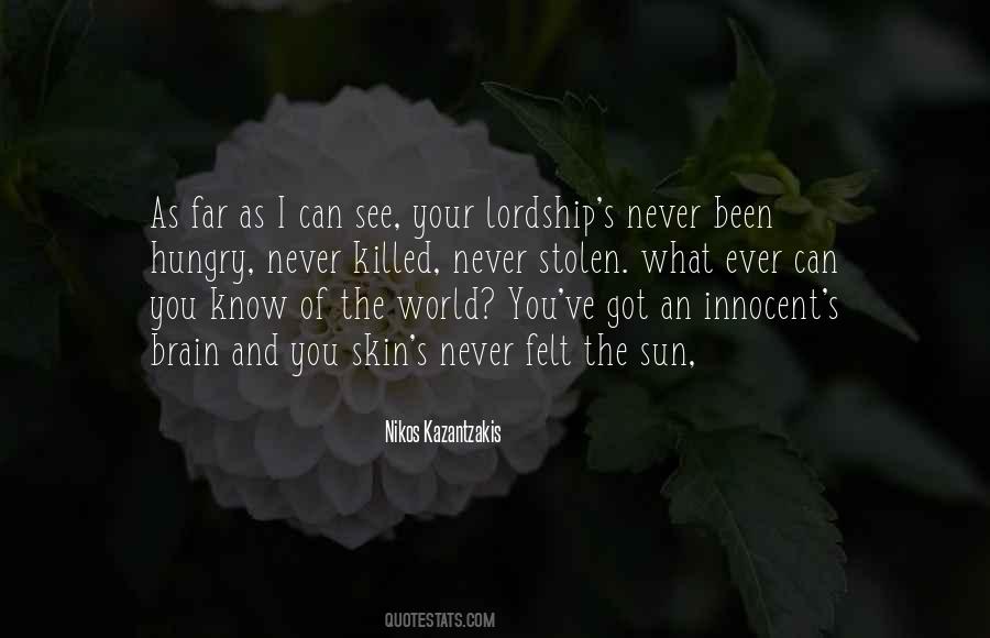 Quotes About Lordship #97966