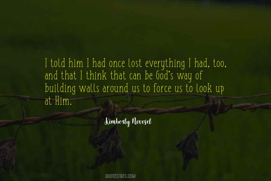 Quotes About Building Walls #742212