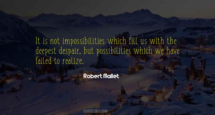 Quotes About Impossibilities #870185