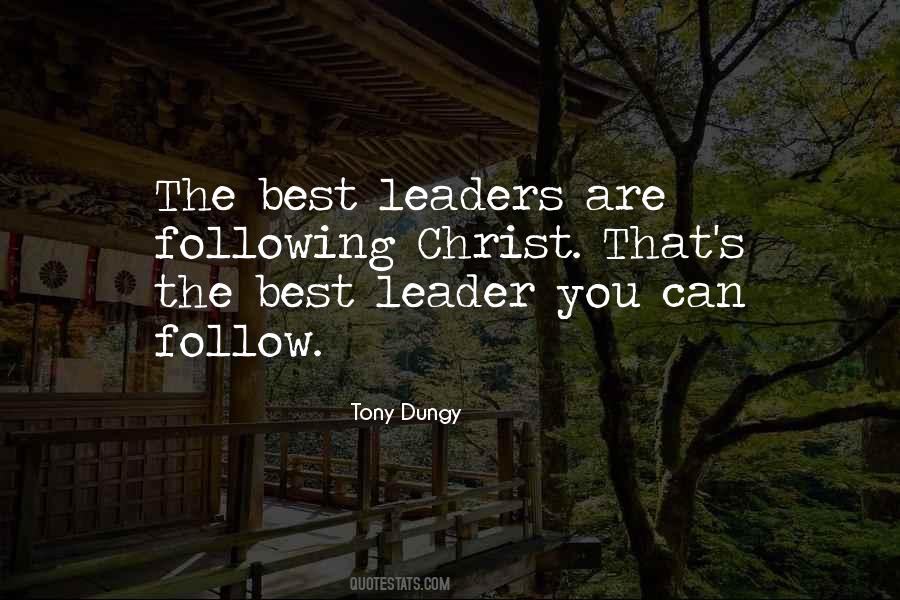 Quotes About Leader #1644875