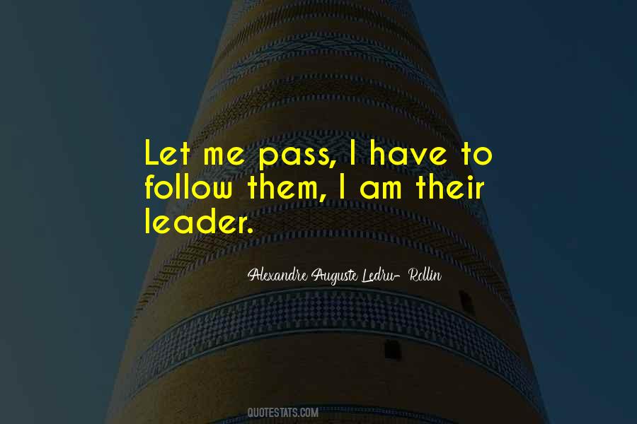 Quotes About Leader #1702614