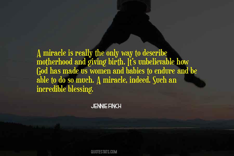 Quotes About Miracle Of Birth #925885