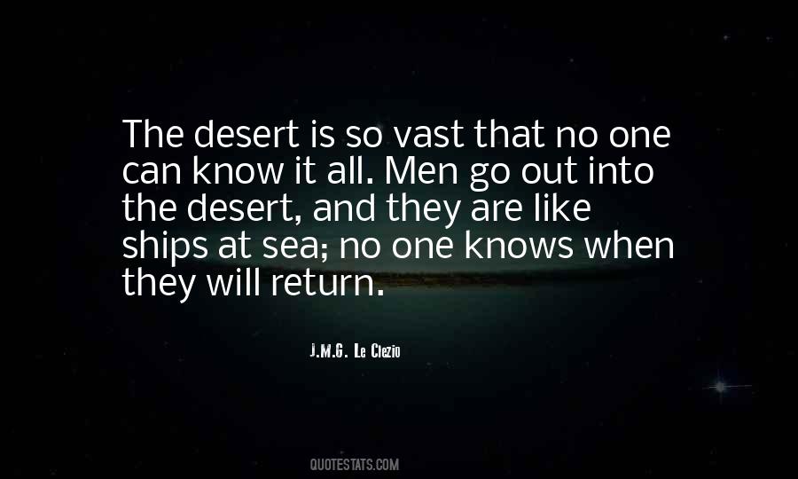 Quotes About The Vast Sea #1056126