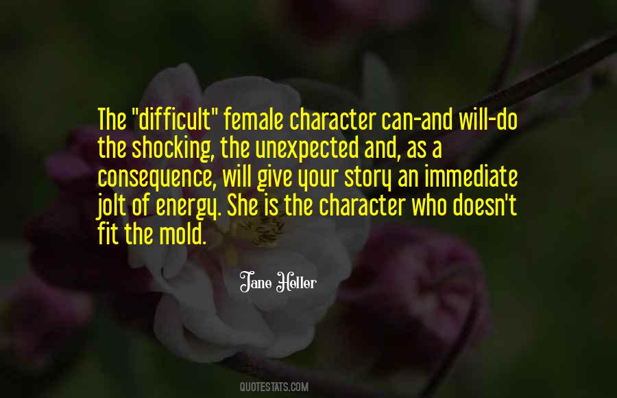 Female Character Quotes #1359771