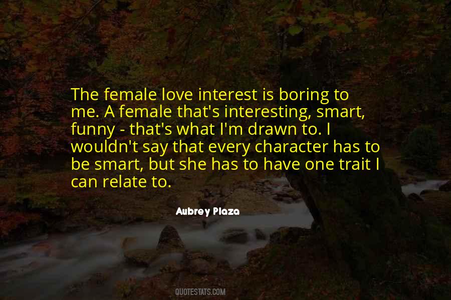 Female Character Quotes #1396689