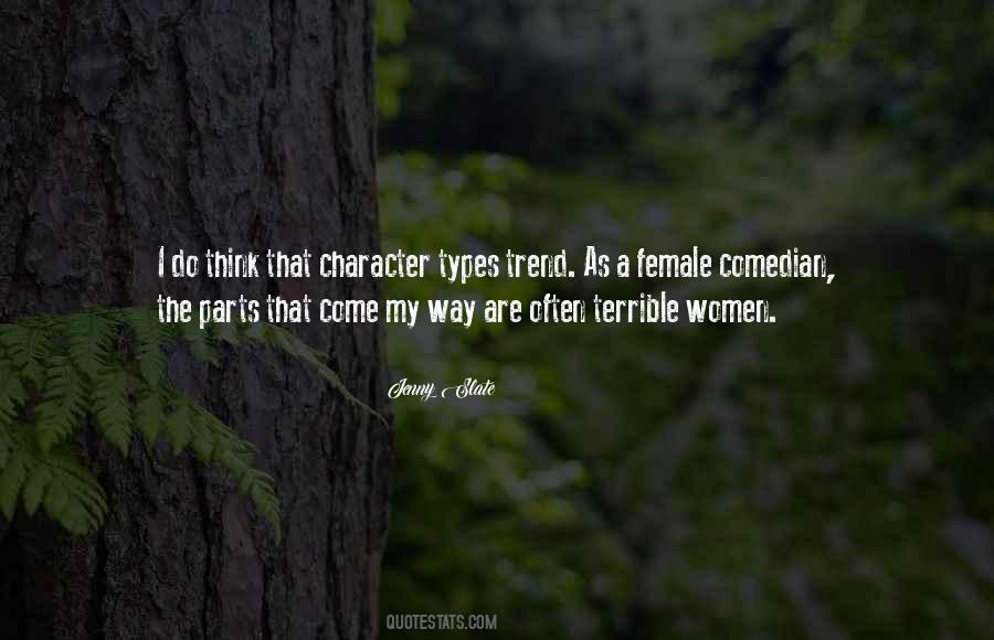 Female Character Quotes #404068