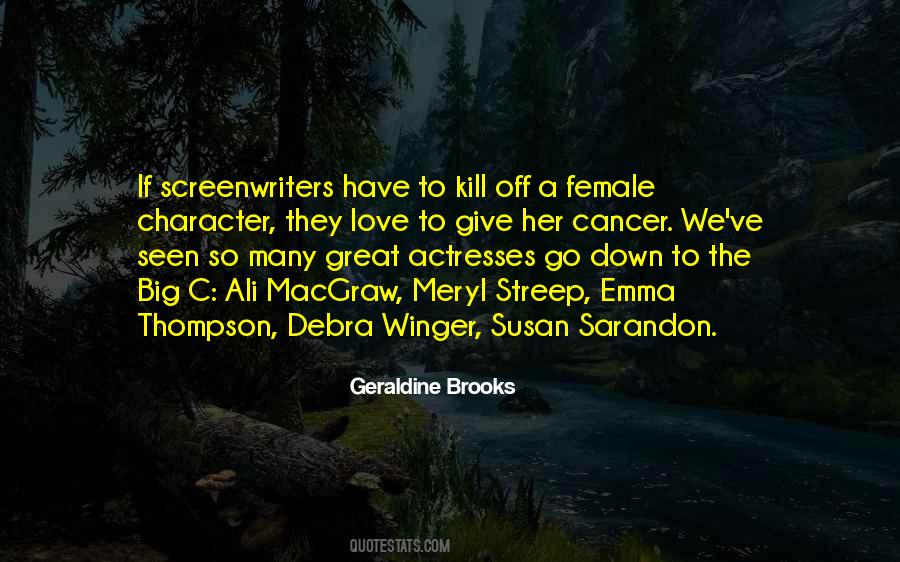 Female Character Quotes #659705