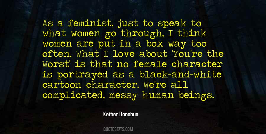 Female Character Quotes #704327