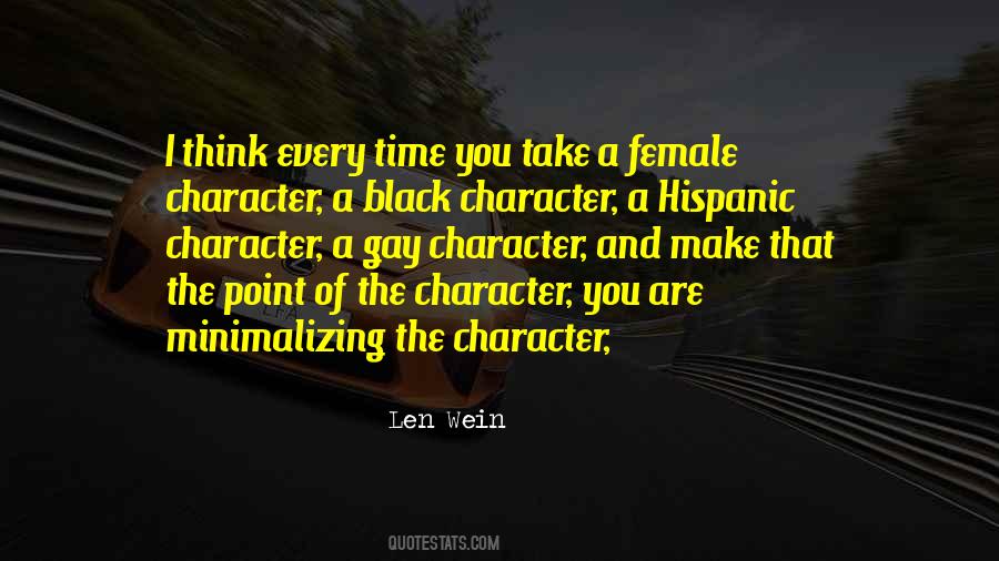 Female Character Quotes #890921