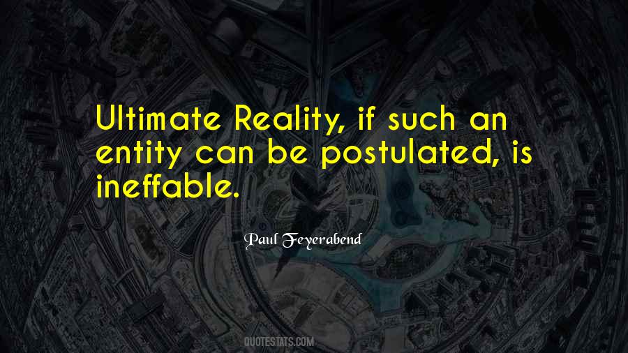 Quotes About Ultimate Reality #1293987