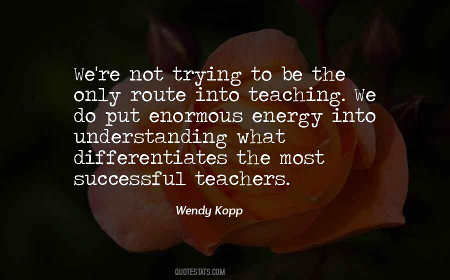 Quotes About Successful Teachers #1043002