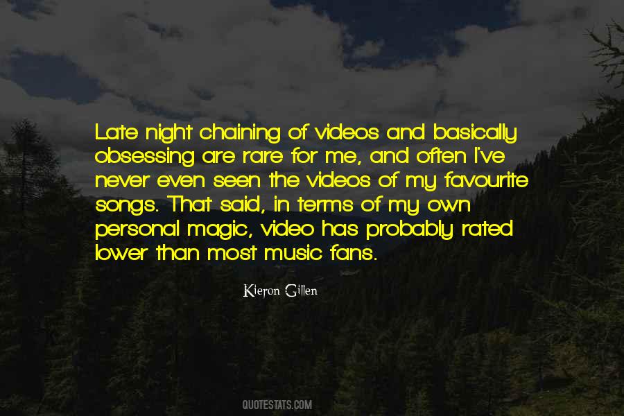 Quotes About Late Night Music #1847649
