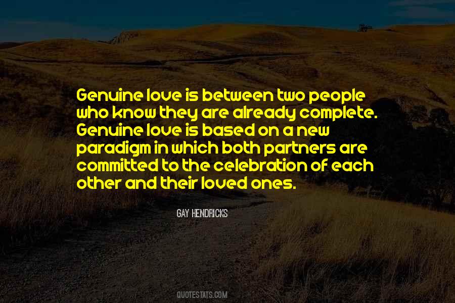 Quotes About Genuine Love #328811