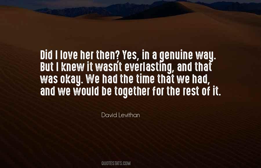 Quotes About Genuine Love #621598
