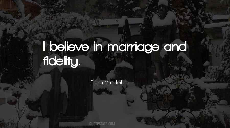 Quotes About Fidelity In Marriage #594242