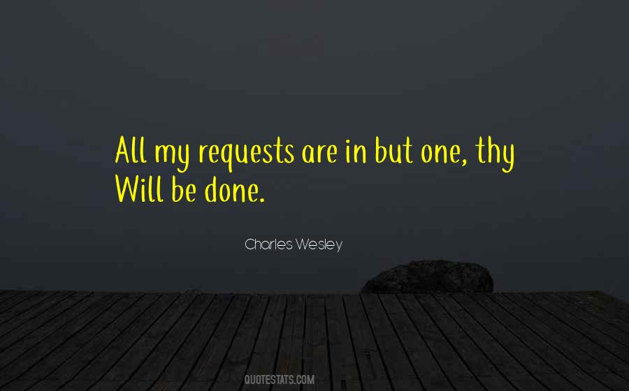 Quotes About Thy Will Be Done #1077517