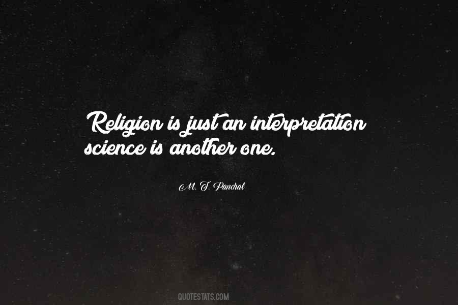 Religion Is Quotes #1776351