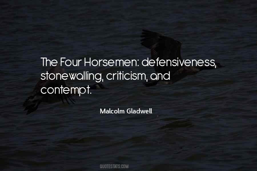 Quotes About Horsemen #984716