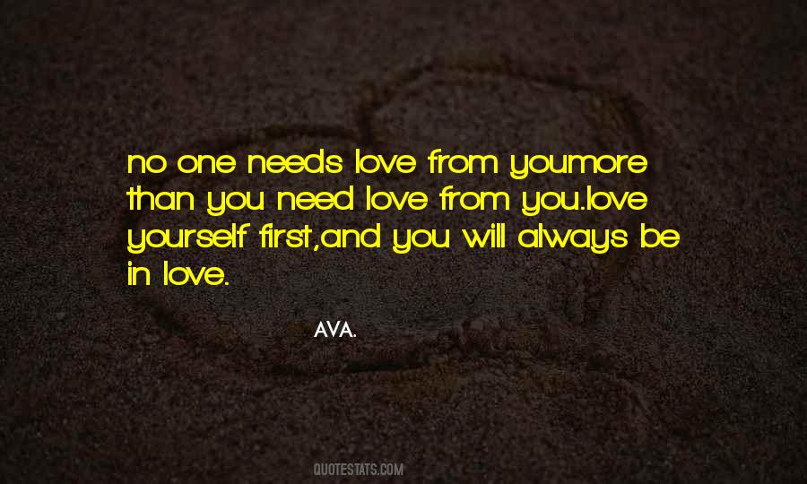 Quotes About First Love Yourself #62327