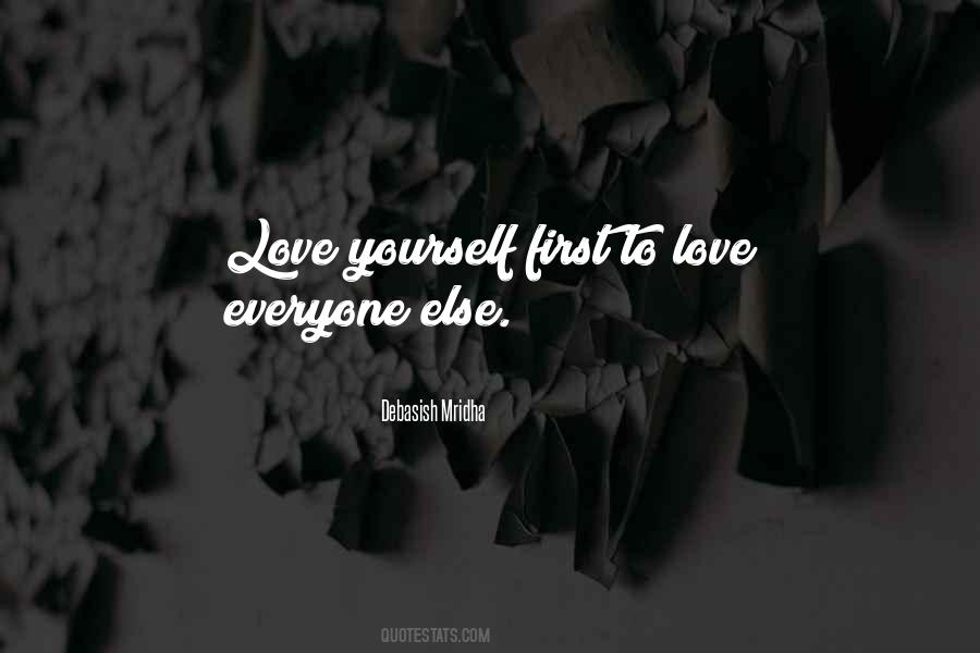Quotes About First Love Yourself #98920