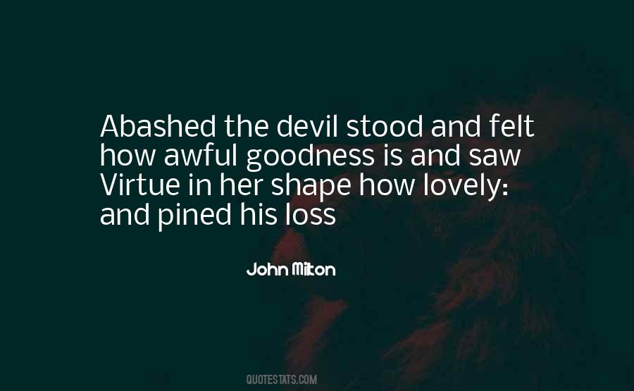 Abashed The Devil Quotes #1253948