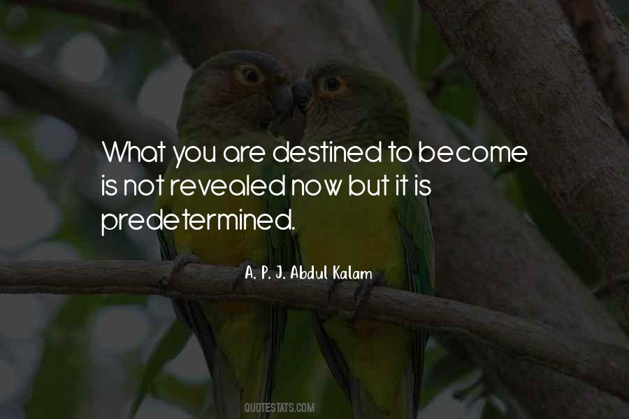 Quotes About Not Destined #1431848