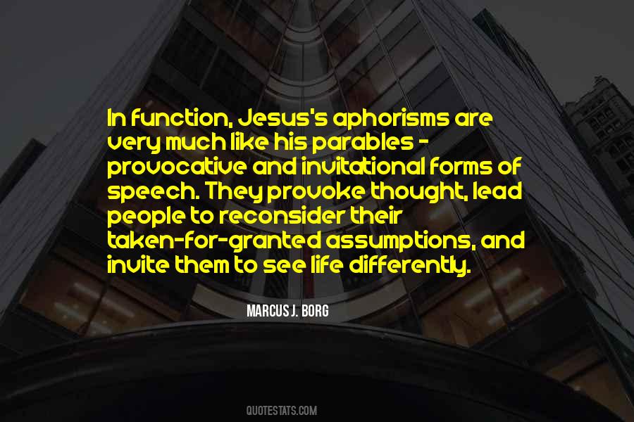 Quotes About Parables #1231725