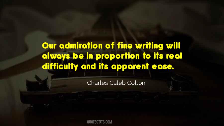 Quotes About Difficulty Of Writing #1061512