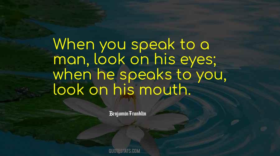 Quotes About Eyes Speaks #832286